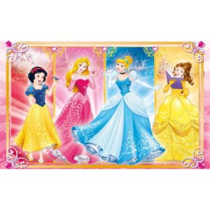 puzzle 2x60 pzas princesas disney 1