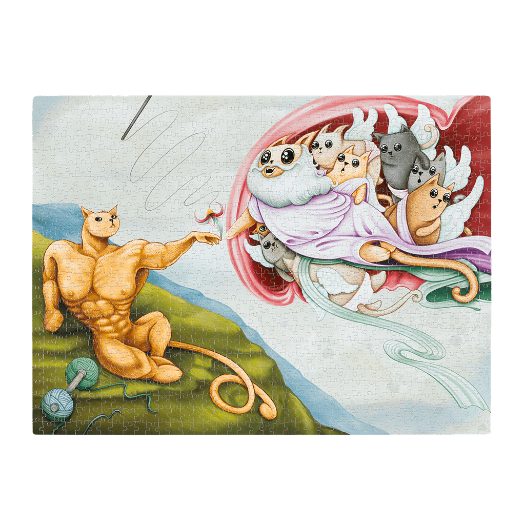 Puzzle 1000 pcs The Creation of Cat2